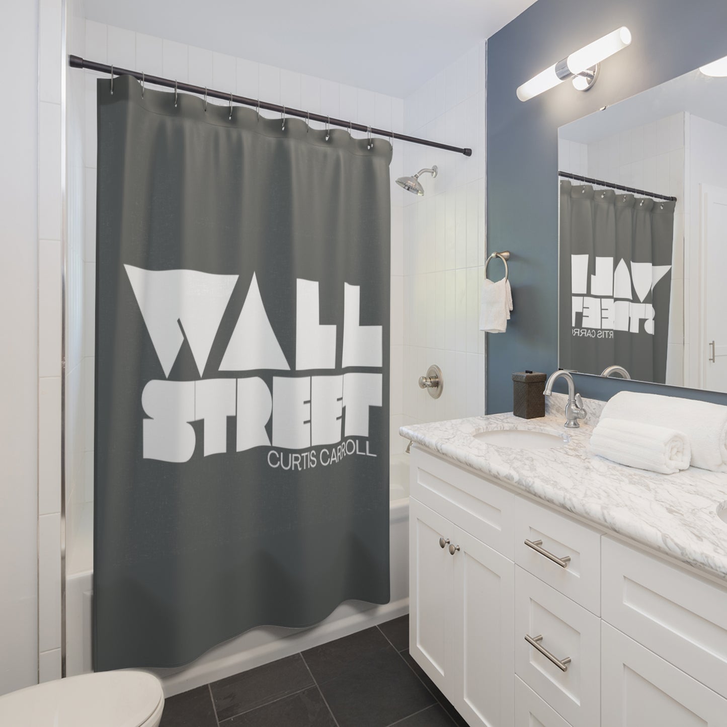 Curtis Carroll's WallStreet Shower Curtains