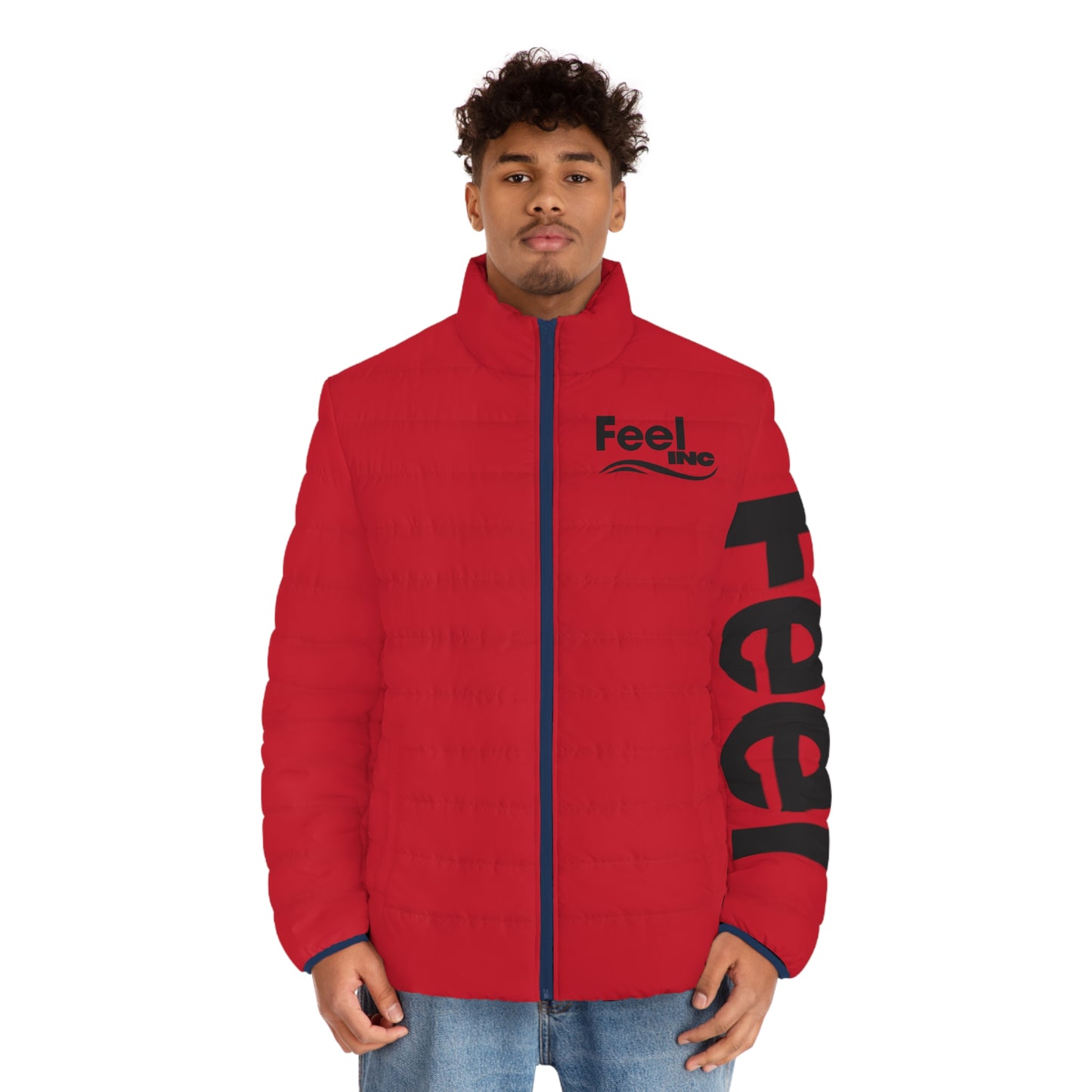 Curtis Carroll's Feel Inc Men's Puffer Jacket (AOP)